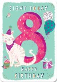 Felicitare - 8th Birthday - Fete | Ling Design