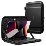 Husa Macbook Pro 13 Spigen Rugged Armor Pro Pouch, negru