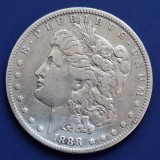 1 MORGAN DOLAR SUA 1888 litera O , 1 MORGAN DOLLAR USA 1888 litera O, monetaria New Orleans - starea din poze