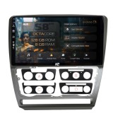 Cumpara ieftin Navigatie HUB64 Skoda Octavia 2, 8GB RAM, Android 13, Octacore, Slot Sim 4G, DSP, GPS, Wi-FI, Carplay, Android Auto, USB, Bluetooth, Waze, Touchscreen