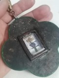 Cruce vintage Quatrefoil relicvara bizantina