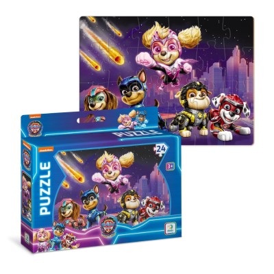 Puzzle - Patrula Catelusilor in marea aventura (24 piese) PlayLearn Toys foto