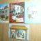 4 Felicitari de Anul Nou Romania - Traditii , Folclor '68 ,'71 si 1986