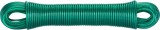 Sfoara de rufe PVC 30 m, 4 mm, cu miez din otel, verde