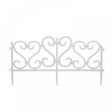 Cumpara ieftin Gard Plastic Gradina, Strat Flori, Gazon, Trotuar, 62x32cm, Alb, Delimitare Estetica, Usor Asamblat