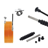 Cumpara ieftin Cablu de frana tambur trotineta electrica Xiaomi 5, 5 Pro, 5 Max, 5 Plus 141 cm portocaliu