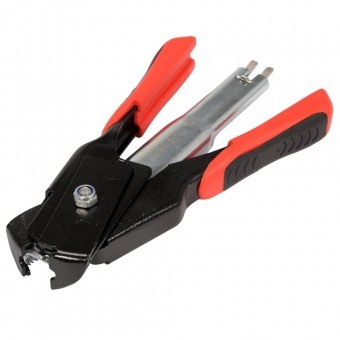 Cleste manual pentru capse legat plasa, 190 mm foto