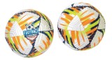 Minge fotbal material PVC piele ecologica, diametru 23 cm, marime normala de joc, pentru teren fotbal de iarba sau sintetic, model Tournament