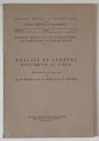 INSTITUTUL GEOLOGIC AL ROMANIEI , ANALIZE DE CARBUNI , BRICHETE SI COCS , EXECUTATE IN ANII 1938 -1947 de M. DIMITRIU ...M. FILIPESCU , 1948