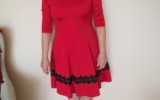 Rochie supraelastic roșie