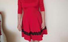 Rochie supraelastic roșie
