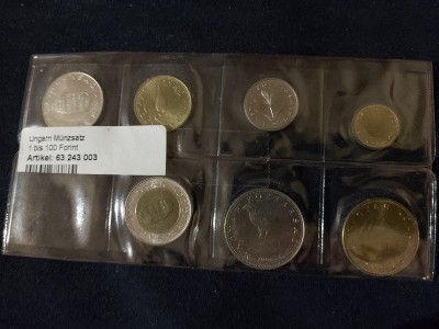 Seria completata monede - Hungary , 7 monede foto