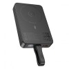 Baterie externa Wireless, 10.000mAh, PowerBank, Magnetica, compatibila MagSafe + Mini Cablu USB-C la, Hoco