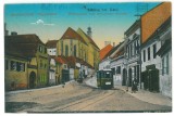 315 - SIBIU, Tramway, Romania - old postcard - used - 1926, Circulata, Printata