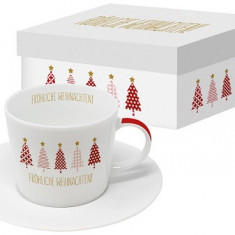 Set ceasca cu farfurioara - Trend Espresso Tree Parade - Xmas