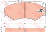 Set placute frana,frana disc MERCEDES G-CLASS (W461) (1990 - 2016) TRW GDB317
