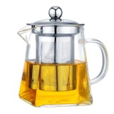 Ceainic 950 ml CLARK, sticla borosilicata cu infuzor si capac metalic