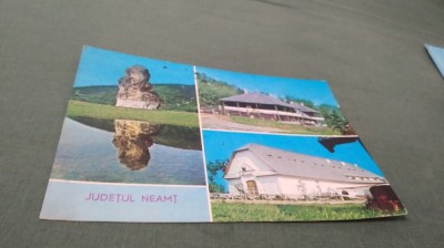 CARTE POSTALA JUDETUL NEAMT CIRCULATA foto
