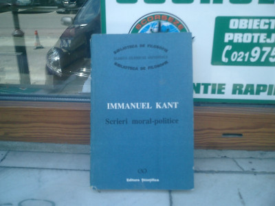 Scrieri moral-politice - Immanuel Kant foto
