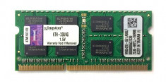 Memorie KINGSTON sodimm 8Gb DDR3 1333MHz PC3-10600S, 1.5V - KTH-X3B/8G foto