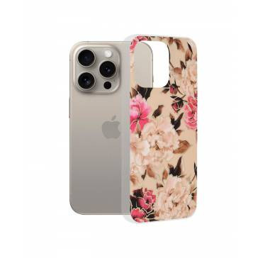 Husa Marble Series Mary Berry Nude Apple iPhone 15 Pro Max foto