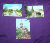 Lot 3 carti postale Timisoara Pod Bega catedrala ortodoxa judetul Timis, Circulata, Printata