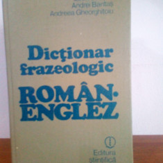 Dictionar frazeologic roman–englez