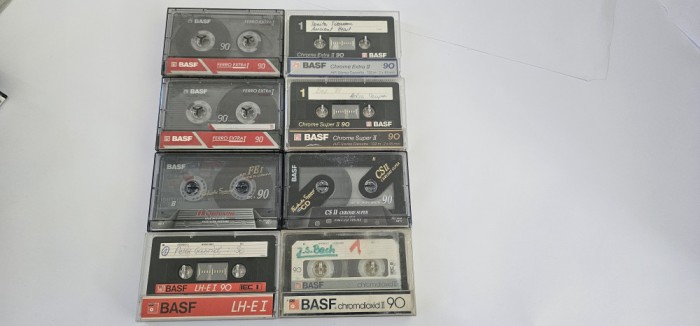 CASETA AUDIO BASF LOT 8 BUCATI .
