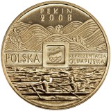 POLONIA 2 ZLOTI / ZLOTE 2008 , J.O. XXIX - BEIJING 2008 , XF+/ a UNC , KM 644