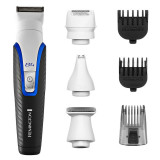 Trimmer Remington PG4000 G4 Graphite, 13in1, Wireless, operare 60 min, capete lavabile, alb / negru