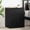 VidaXL Dulap de noapte Stejar negru 50 x 36 x 60 cm Lemn compozit 881071