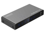 Splitter HDMI 2.0 DIGITUS cu 2 ieșiri HDMI, HDCP 2.2, 4K UHD, carcasa metalică, negru