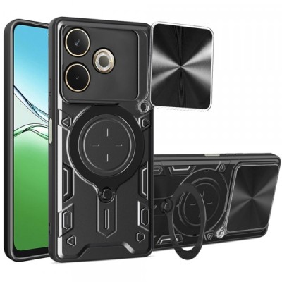 Husa pentru Oppo A5 Pro 4G / A5 Pro, Techsuit, CamGuard Pro, Neagra foto