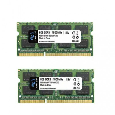 Set memorie RAM 16 GB (2x8 GB) sodimm ddr3 1600 Mhz dual channel pentru laptop foto