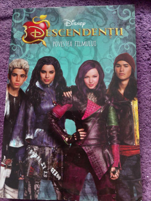 Fictiuni,povestioare,Cărte pentru copii ,Disney DESCENDENTII Povestea filmului foto