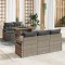 vidaXL Set de canapele pentru grădină 6 pcs Gri 100 x 55 x 73 cm 3349649