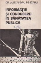 Informatie si conducere in sanatatea publica foto