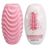 PRETTY LOVE - PINK DOUBLE SIDED MASTURBATOR EGG, PRETTY LOVE MALE