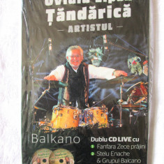 "Ovidiu Lipan Tandarica - ARTISTUL", Dublu CD Live. Pachet nou, in tipla