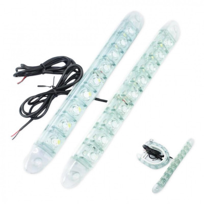 Lumini De Zi DRL Flexibile 9 Led 0,5W 875259 foto