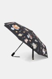 Moschino umbrelă culoarea negru, 8953