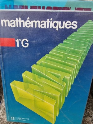 Math&amp;eacute;matiques 1re G foto