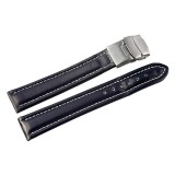 Cumpara ieftin Curea Ceas Piele Naturala Neagra Deployant 16mm 20mm 22mm 24mm 8162302000