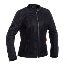 Geaca Piele Moto Dama Richa Lausanne Mesh WP Jacket, Negru, 2XL