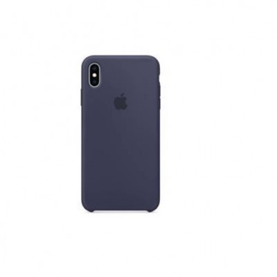 Husa Originala Apple iPhone XS MAX Midnight Blue / Silicone Case - MRWG2ZM/A foto