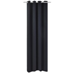 vidaXL Draperie opacă, ocheți metalici, 270 x 245 cm, negru 132203