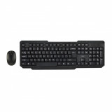 Cumpara ieftin Kit tastatura si mouse wireless Well CW102BK negru
