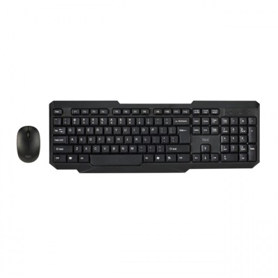 Kit tastatura si mouse wireless Well CW102BK negru foto