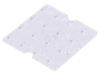 Lentilă LED Pătrată Transparentă PMMA foto