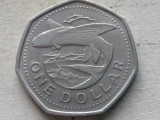 BARBADOS-1 DOLLAR 1988, America de Nord, Cupru-Nichel